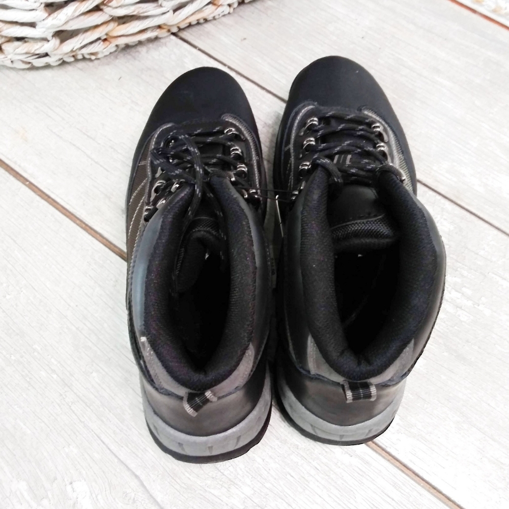 **SOLD*** MARCEL BLK/GRAY HIKING BOOTS - Picture 6 of 7